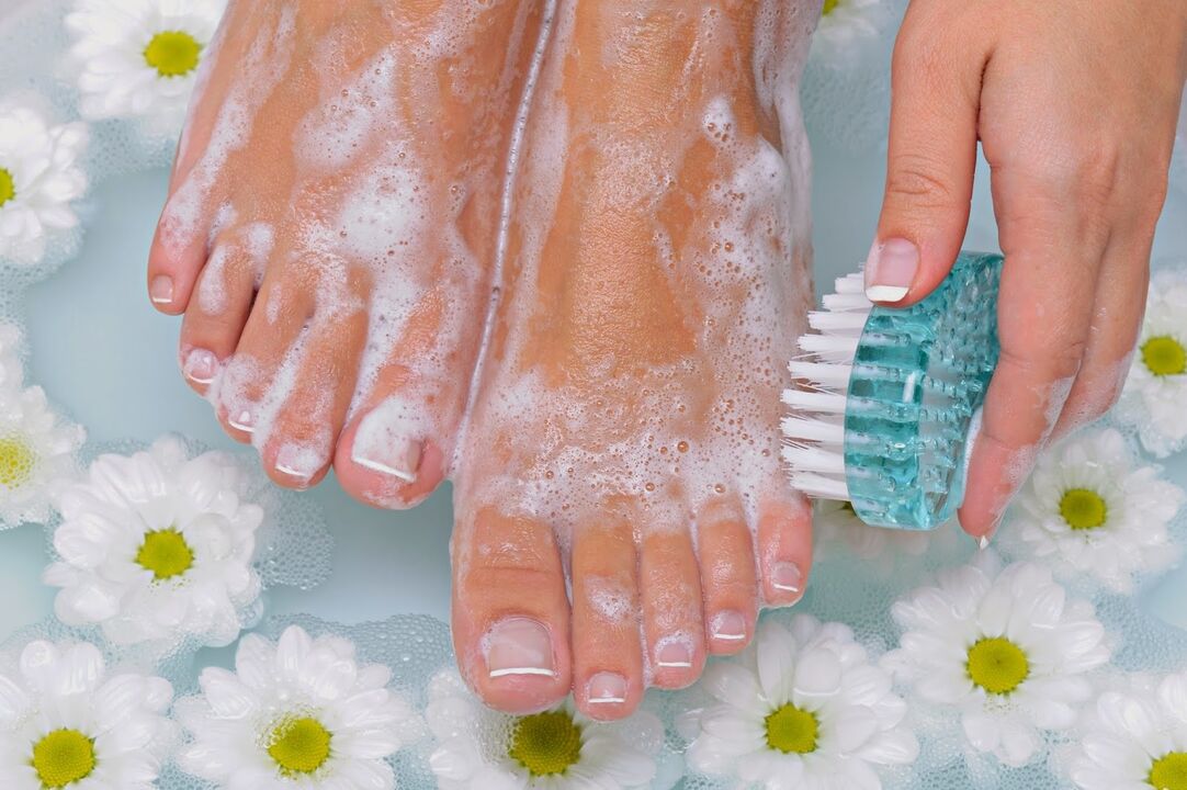 Foot care to prevent fungal infections